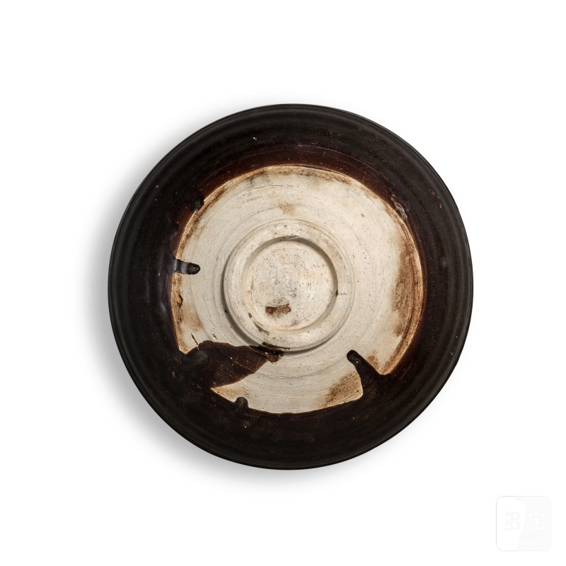 A Cizhou black-glazed bowl, Jin - Yuan dynasty | 金至元 磁州窰黑釉盌 - 图3